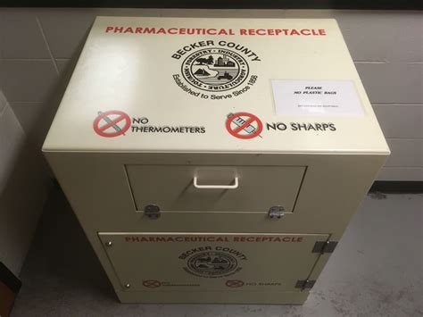 Prescription Drug Disposal Bin
