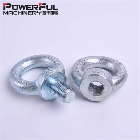 Mild Carbon Steel Drop Forged High Tensile M16 DIN582 Lifting Eye Nut