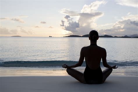 Women Sea Beach Yoga Meditation Wallpapers Hd Desktop And Mobile