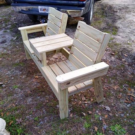 We came back from our tropical vacation to a big snow storm! Simple Bench Plans Outdoor Furniture DIY 2x4 lumber Patio Furniture in 2020 | Diy outdoor ...