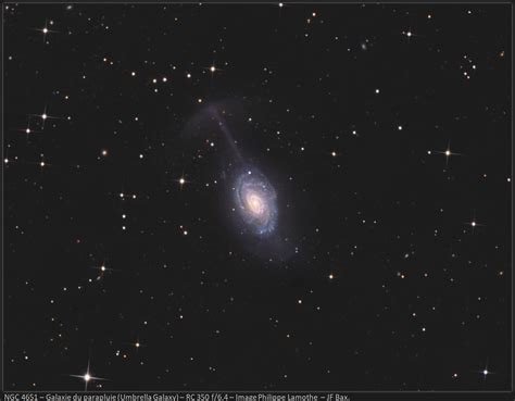 Ngc 4651 Arp 189 La Galaxie Du Parapluie Astrophotographie