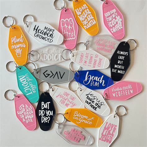 Retro Hotel Keychain Hotel Key Keychain Funny And Religious Keychains