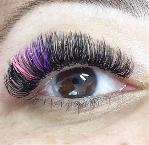 coloured lash extensions in 2020 lash extensions eyelash extensions styles lashes