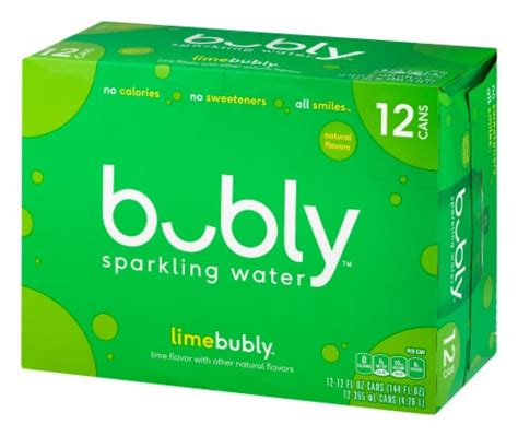 Bubly Lime Sparkling Water 12 Cans 12 Fl Oz Pick ‘n Save