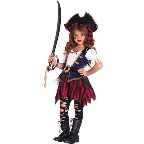 Pirate Caribbean Child Md 7 8 Pirate Girl Costume Pirate Costume