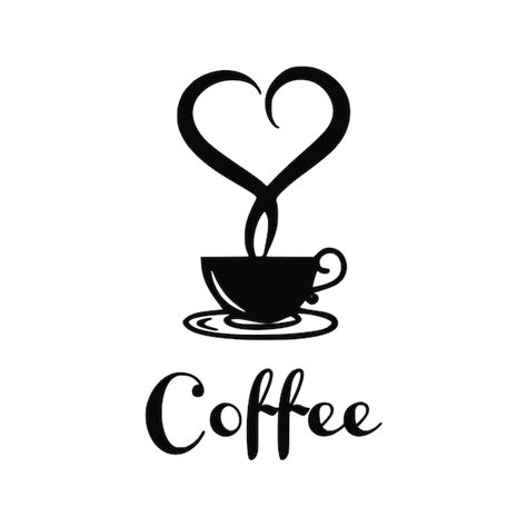Coffee Heart Vinyl Wall Decal Kitchen Art For Coffee Lovers Etsy
