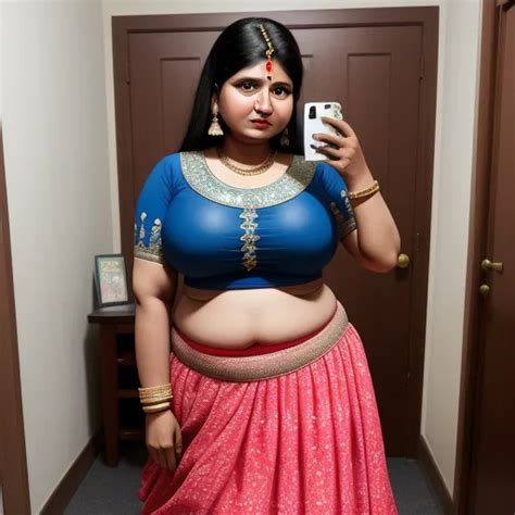 Imagen Ai Indian Mom Showing Her Big Fat On Camera
