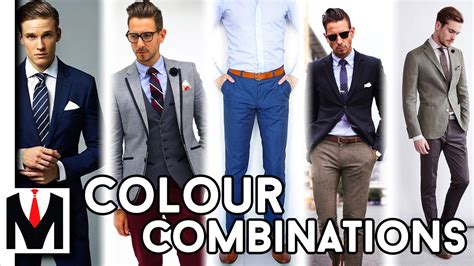 Best Colour Combinations For Clothes Mens Colour Matching Guide Youtube