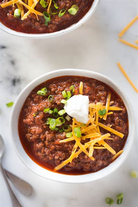 Get a burst of flavor from this traditional texas style chili, better known in texas as bowl of red. Texas Chili Recipe • A Sweet Pea Chef