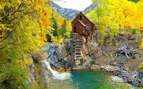 Crystal Mill Colorado Wallpaper Nature And Landscape Wallpaper Better