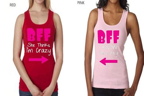 Bff She Thinks Im Crazy And Bff I Know Shes Crazy By Capricorntees
