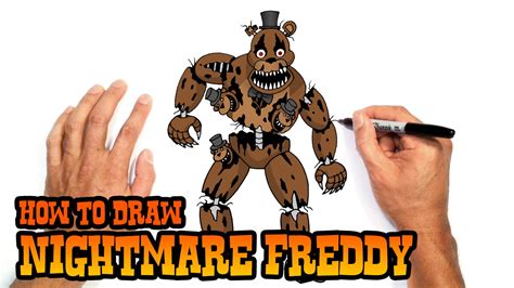 How To Draw Nightmare Freddy Five Nights At Freddy S