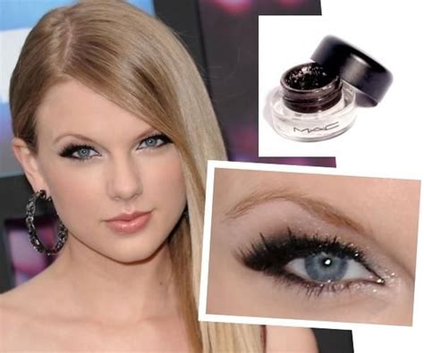 Seductive Celebrity Makeup Looks Taylor Swift Small Eyelid Makeup