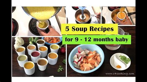 Recipes for 6 to 9 months baby. 5 soup recipes for 9 - 12 months baby | immune boosting ...