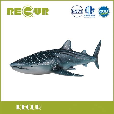 Recur Toys Whale Shark Marine Life High Simulation Model Pvcpp Cotton