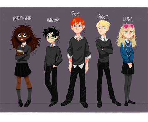 New Lineup By Eyugho On Deviantart Harry Potter Fan Art Harry Potter