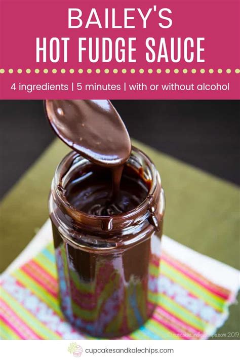 5 Minute Baileys Hot Fudge Sauce Recipe Cupcakes And Kale Chips