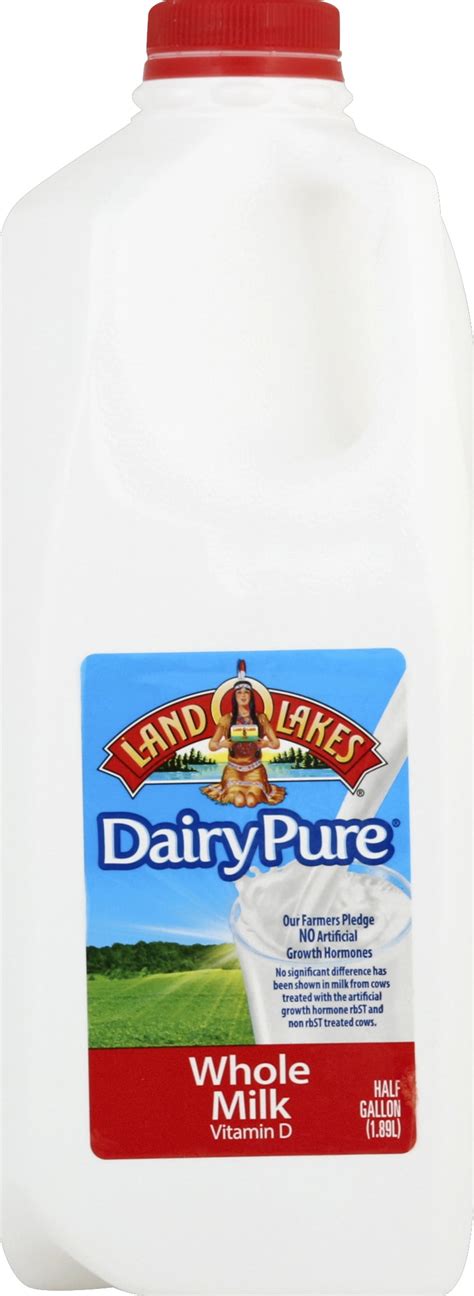 Land Olakes Whole Milk Half Gallon