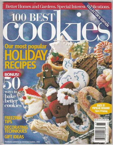 The editor in chief is stephen orr. 100 Best Christmas Cookies Better Homes and Gardens 2006 | Gardens, Christmas cookies and Cookies