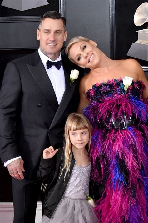 Pink poses with husband carey hart and children willow hart and jameson hart at a ceremony honouring her with the 2,656th star on the hollywood walk of fame on february 05, 2019 in hollywood, calif. Pink and Carey Hart's Love Story Isn't Perfect, But It's Real