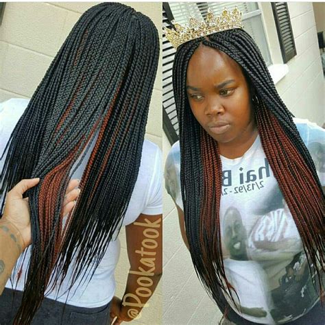 Long length hair is the best fit to this braided hairstyle. 55+ Trendy The different box braids artificial hairstyles 2018