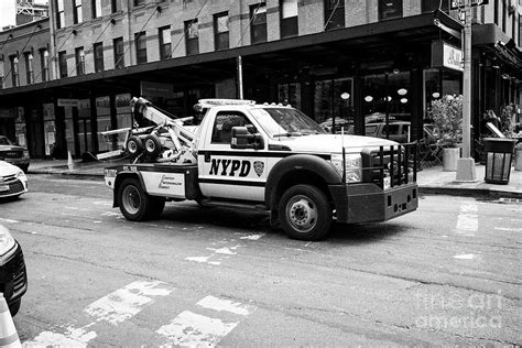 Nypd Traffic Enforcement Tow Truck New York City Usa Photograph By Joe Fox