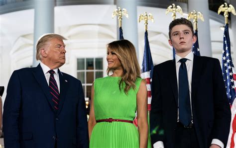 Trump Is Annoyed That Barron Is So Tall Because Trump Wants To Be The Tallest In The Room