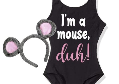 Im A Mouse Duh Free Mean Girls Halloween Costume Svg