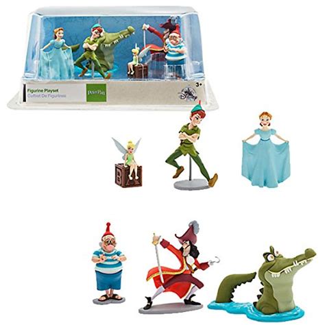 OfficialDisney Peter Pan Figure Playset Peter Pan Wendy Tinker Bell