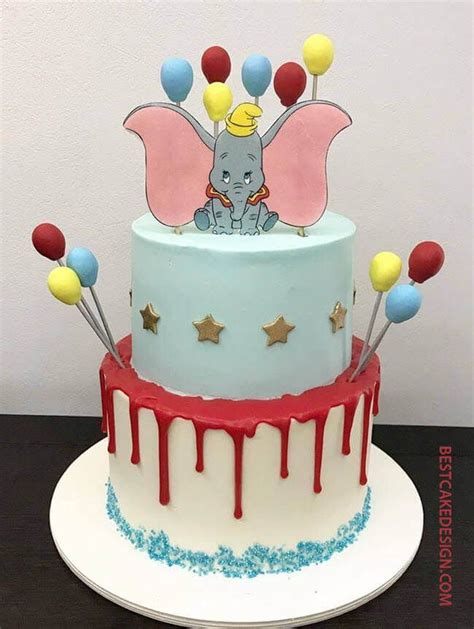 50 Dumbo Cake Design Cake Idea October 2019 Dumbo Cake One Year