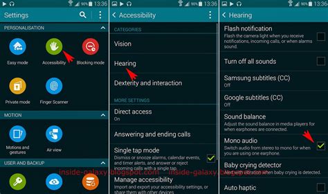 Inside Galaxy Samsung Galaxy S5 How To Enable Mono Audio In Android 4