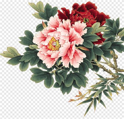 Download Gratis Ilustrasi Kelopak Bunga Merah Muda Dan Merah Lukisan