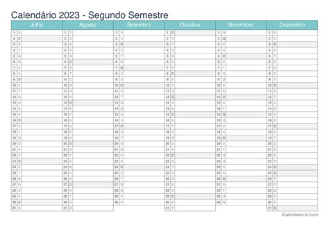 Calendário 2023 Para Imprimir Icalendá