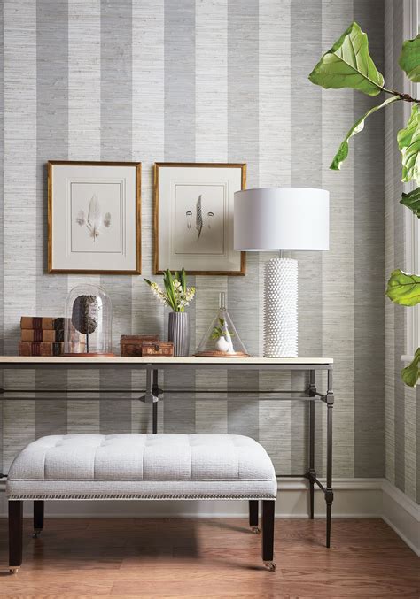 Grasscloth Wallpaper Design Ideas