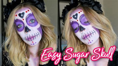 Easy Sugar Skull Makeup Tutorial Youtube