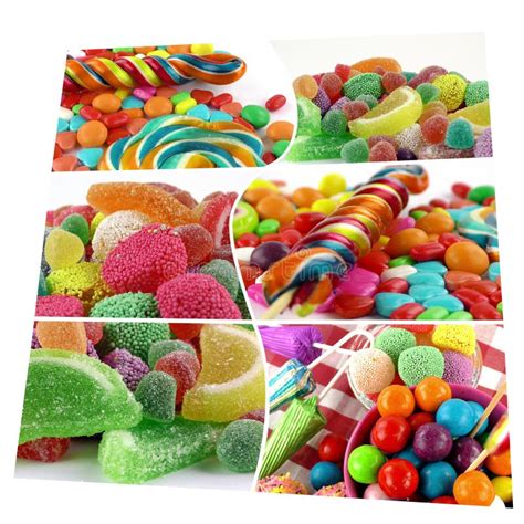 Candy Sweet Lolly Sugary Collage Stock Image Image Of Fruit Holiday