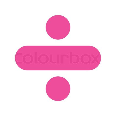 Icon Minus Pink Stock Vector Colourbox