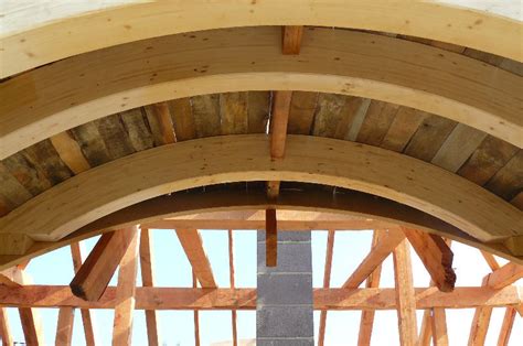 Glue Laminated Wood Beam Arches Ecocurves Rectangular Arched
