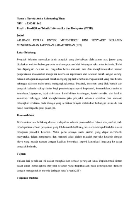 (PDF) Outline Pengajuan Judul Skripsi | Nurma Anisa Rahmaning Tiyas