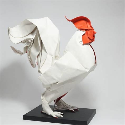 44 New Curved Origami Sculptures Using A Wet Folding Technique By Hoang