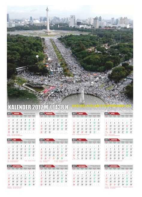 Adapun, dikutip dari buku 'mengenal nama bulan dalam kalender hijriyah' oleh ida fitri shohibah perbedaan kalender islam dengan masehi adalah jumlah hari dalam setahun. Download Kalender 2017 M/1438 H Corel & Pdf Gratis - Blog ...