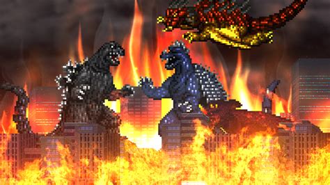 Art Trade Godzilla X Varan Baragon And Anguirus By Asylusgoji91 On