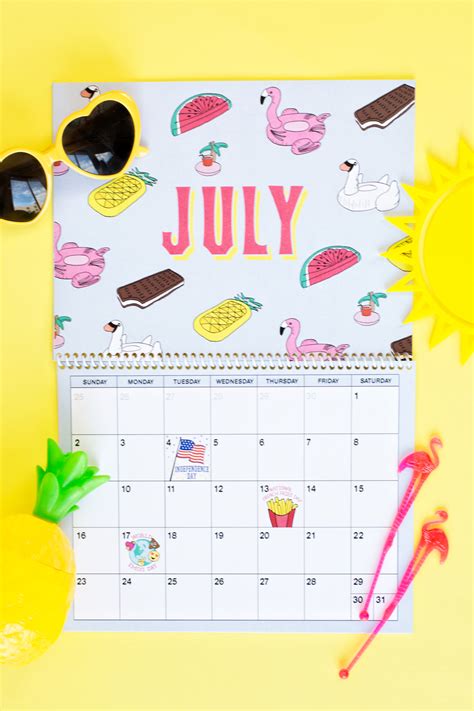 Free Printable 2017 Wall Calendar Studio Diy