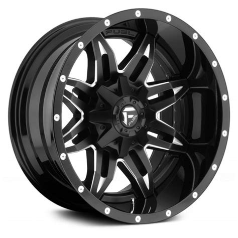 Fuel® D266 Lethal 2pc Forged Center Wheels Gloss Black With Milled