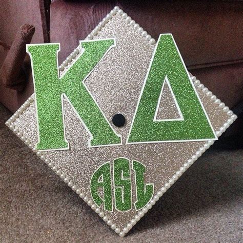 Monogrammed Kappa Delta Graduation Cap College Cap Decorations Cap