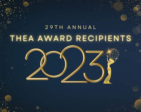Thea Awards 2023 Winners Announced By Tea Drdb