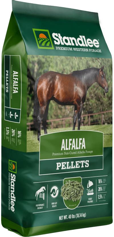 Premium Alfalfa Pellets Standlee Premium Western Forage