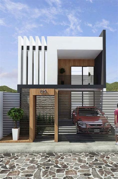 25 Top Modern Home Exterior Designs Facade House Minimalist House