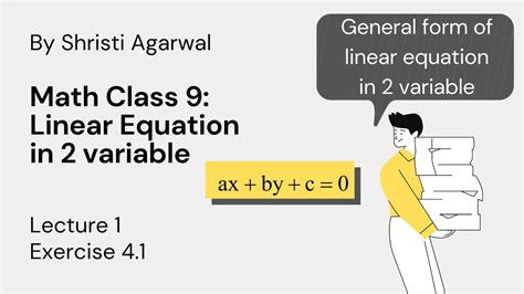 General Form Lecture 1 Linear Equation In 2 Variable Class 9 Math