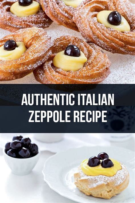Authentic Italian Zeppole Recipe Zeppole Di San Giuseppe Delicious